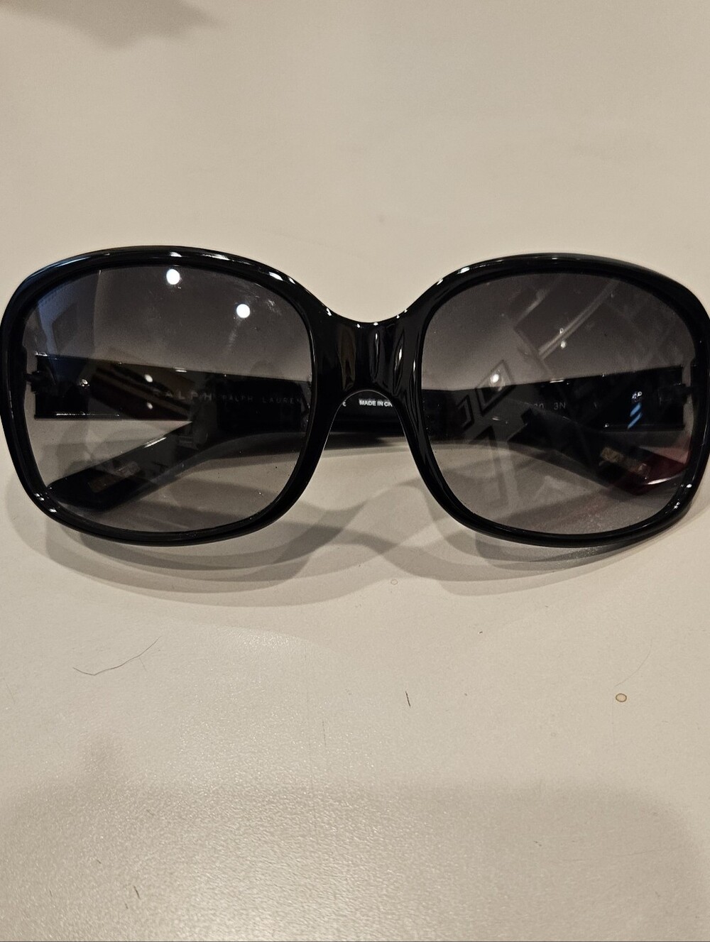 Ralph Lauren RA5059 Glossy Black Polarized Women's Sunglasses